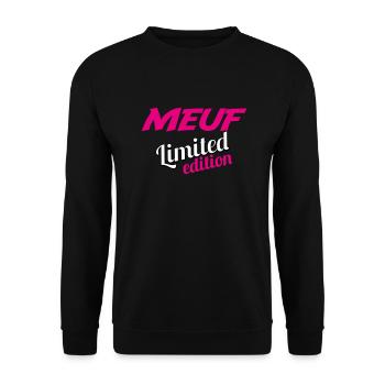 MEUF LIMITED EDITION - Sweat-shirt Unisexe - noir - Devant - Alina (178cm) & Michal (187cm)