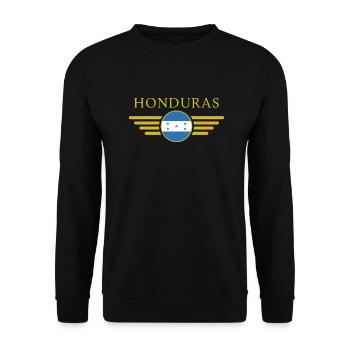 J’aime le Honduras, Style Design T-Shirt - Sweat-shirt Unisexe - noir - Devant - Alina (178cm) & Michal (187cm)