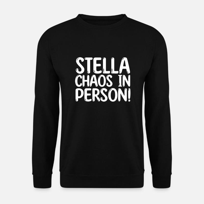 First name Stella - Unisex Sweatshirt - black