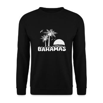 Strand Bahamas - Unisex Pullover - Schwarz - Vorne - Alina (178cm) & Michal (187cm)