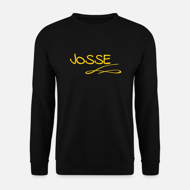 First name Josse - Unisex Sweatshirt - black