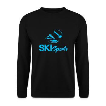 Ski sports - Unisex Pullover - Schwarz - Vorne - Alina (178cm) & Michal (187cm)
