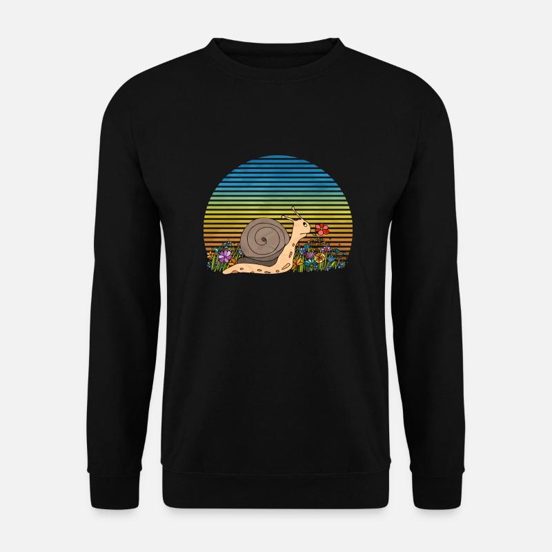 Schnecke - Unisex Pullover - Schwarz