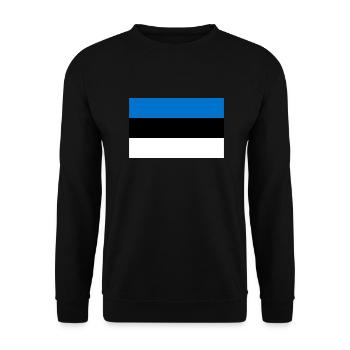 Estonia - Unisex Sweatshirt - black - Front - Alina (178cm) & Michal (187cm)