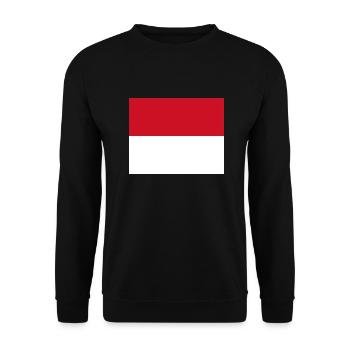 Monaco - Unisex Sweatshirt - black - Front - Alina (178cm) & Michal (187cm)