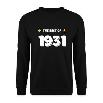 Das Beste von 1931 - Unisex Pullover - Schwarz - Vorne - Alina (178cm) & Michal (187cm)