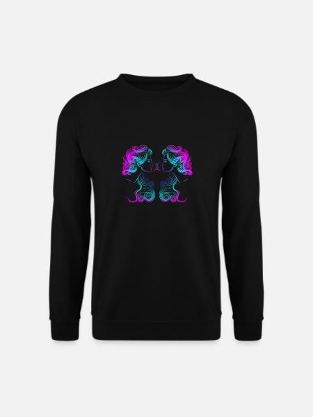 Tvillingerne tegnebræt 1 - Unisex sweater - sort