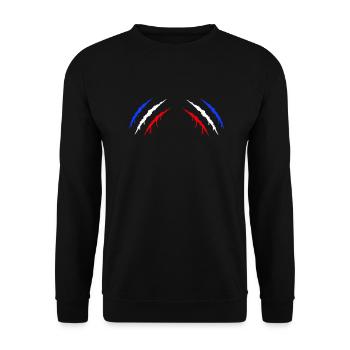 Griffes France 2 - Sweat-shirt Unisexe - noir - Devant - Alina (178cm) & Michal (187cm)