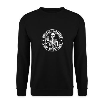Cool Dads Club - Membre officiel - Sweat-shirt Unisexe - noir - Devant - Alina (178cm) & Michal (187cm)