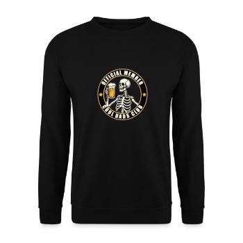 Cool Dads Club - Membre officiel - Sweat-shirt Unisexe - noir - Devant - Alina (178cm) & Michal (187cm)