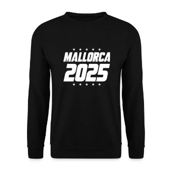 Mallorca 2025 - Unisex Pullover - Schwarz - Vorne - Alina (178cm) & Michal (187cm)