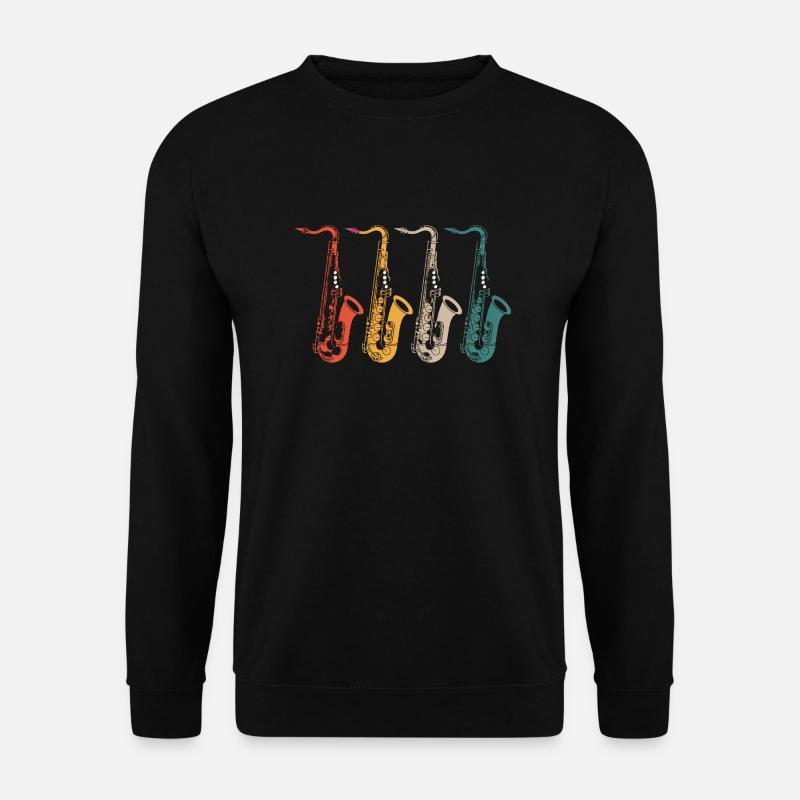 Sax saxophone saxophone - Unisex Sweatshirt - black