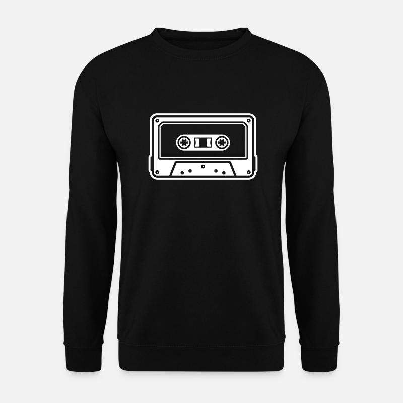 Kassette Retro Vintage Mixtape Symbol Logo - Unisex Pullover - Schwarz