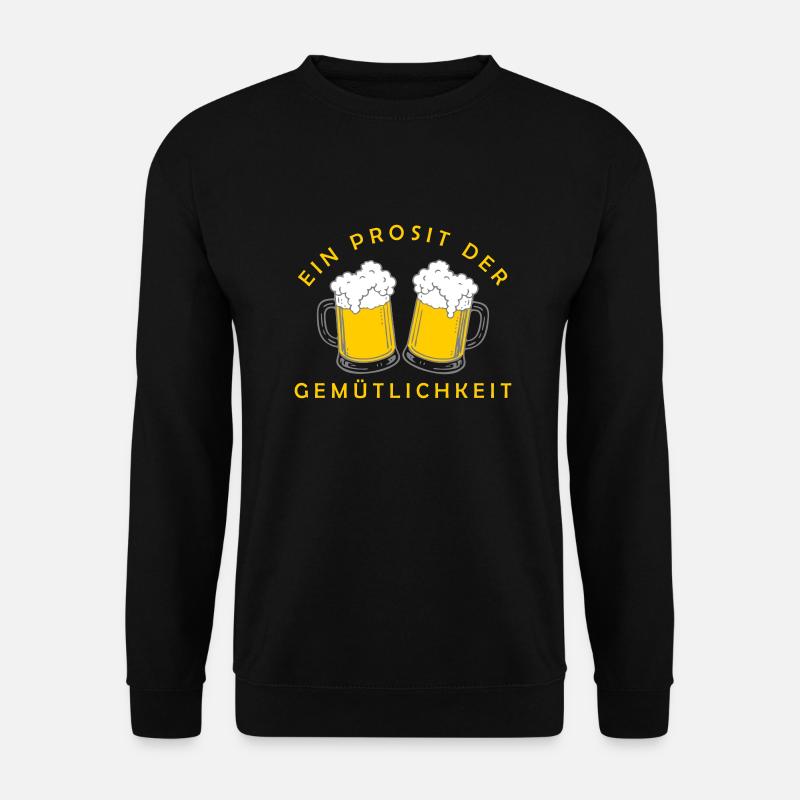Bier - Ein Prosit der Gemütlichkeit - Unisex Sweatshirt - black