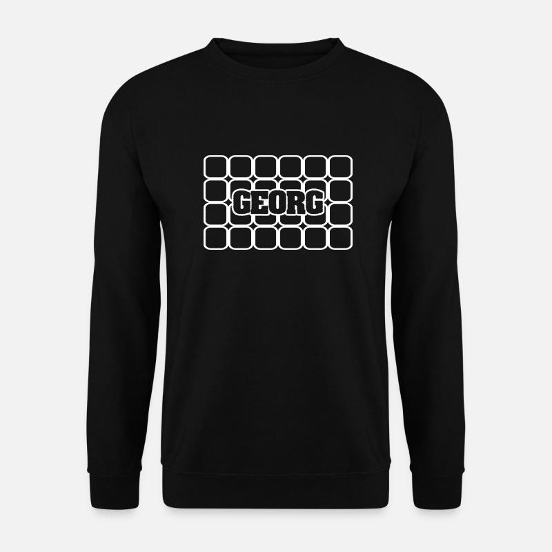 Man's name: Georg - Unisex Sweatshirt - black