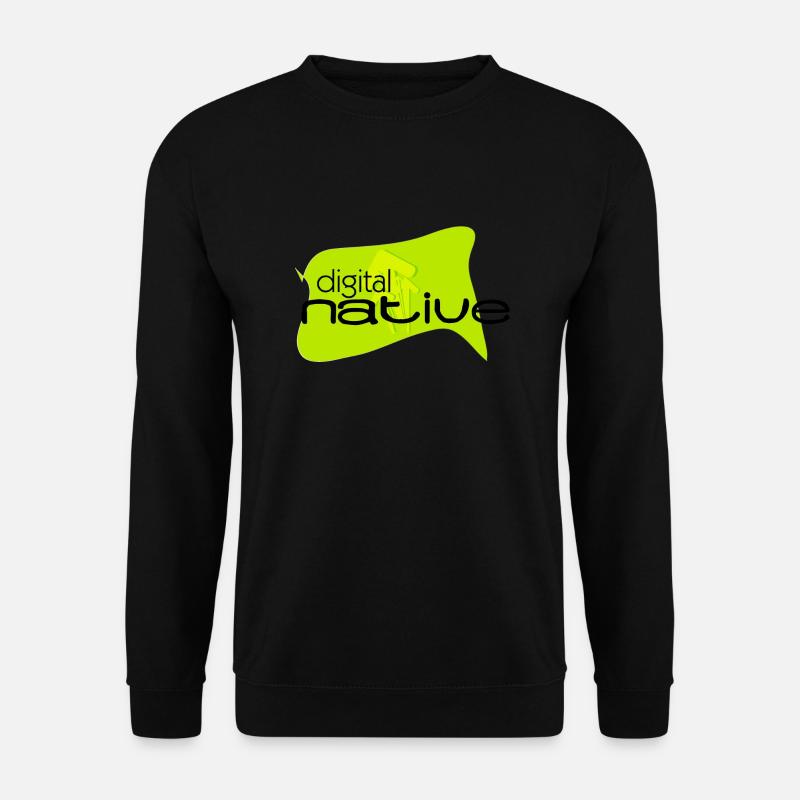 digital native - Unisex Pullover - Schwarz