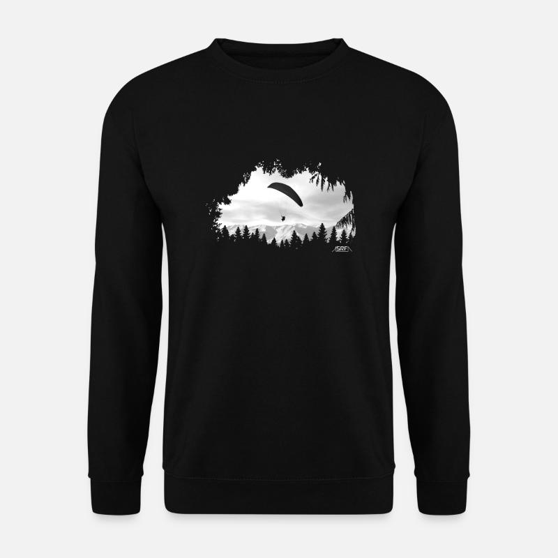 Paragliding - Unisex Sweatshirt - black