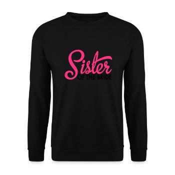 bride - Unisex Sweatshirt - black - Front - Alina (178cm) & Michal (187cm)
