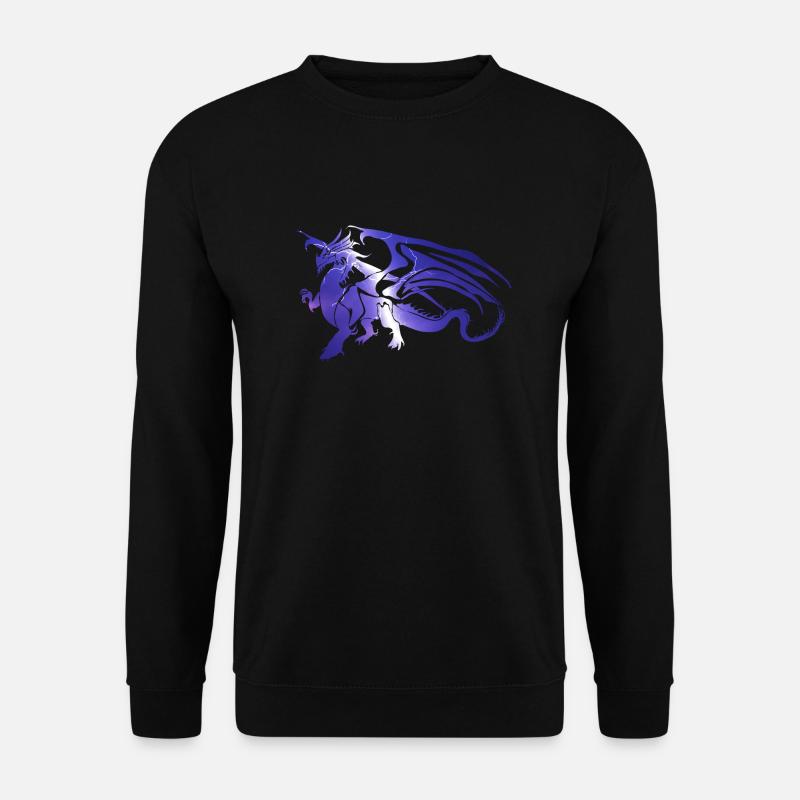 Lightning Blitz Dragon - Unisex Sweatshirt - black