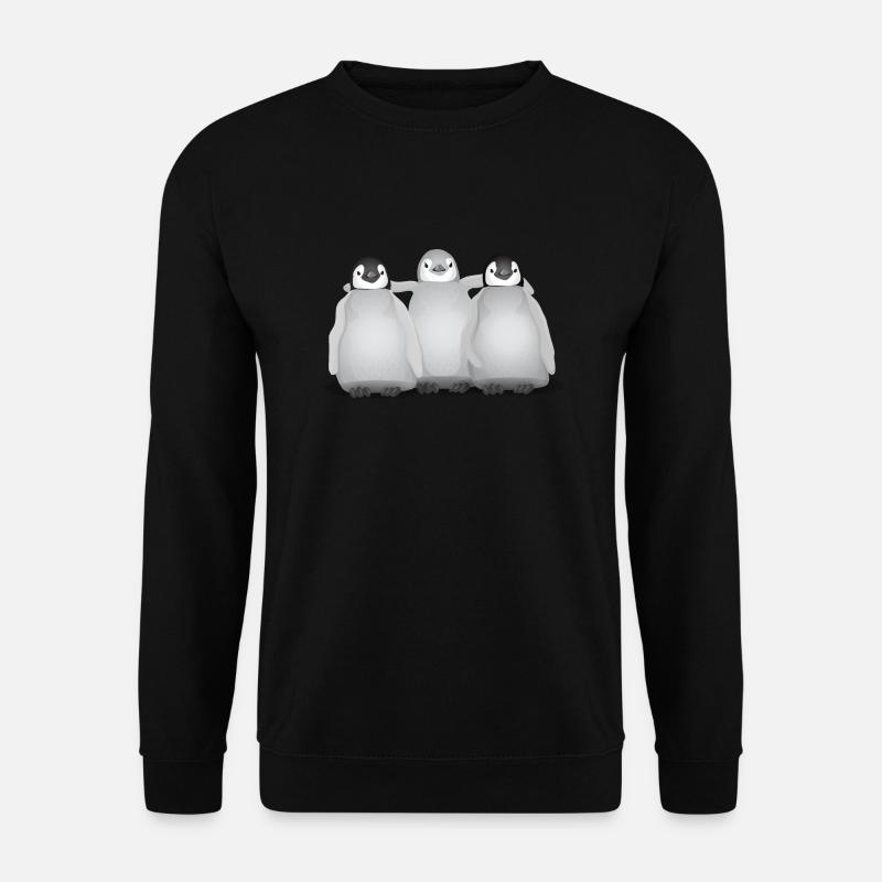 Penguin friends - Unisex Pullover - Schwarz