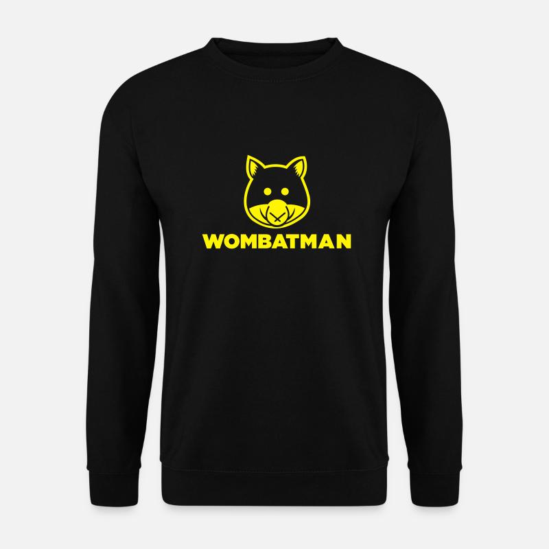 Wombatman - Unisex Pullover - Schwarz