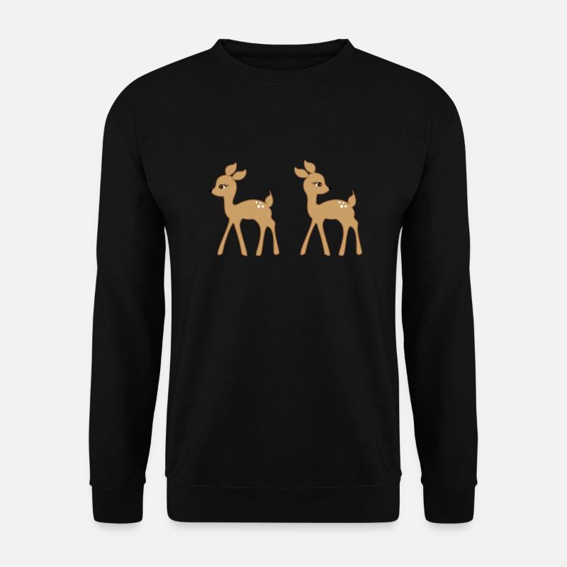 deer 1157862 1280 - Unisex Pullover - Schwarz