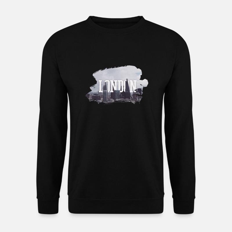 London - Unisex Pullover - Schwarz