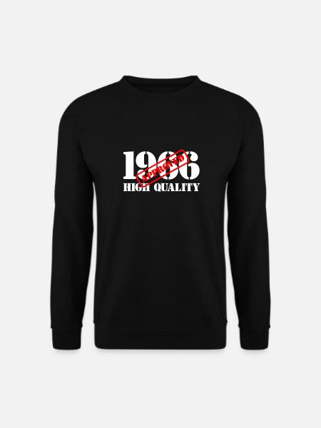 1966 / Geburtstag / Geburtstag 1966 / Qualität - Unisex Pullover - Schwarz