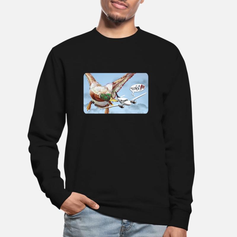 Duck Attack (Version mit Sprechblase) Unisex Pullover