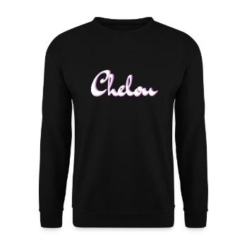 Chelou 4 - Unisex Sweatshirt - black - Front - Alina (178cm) & Michal (187cm)