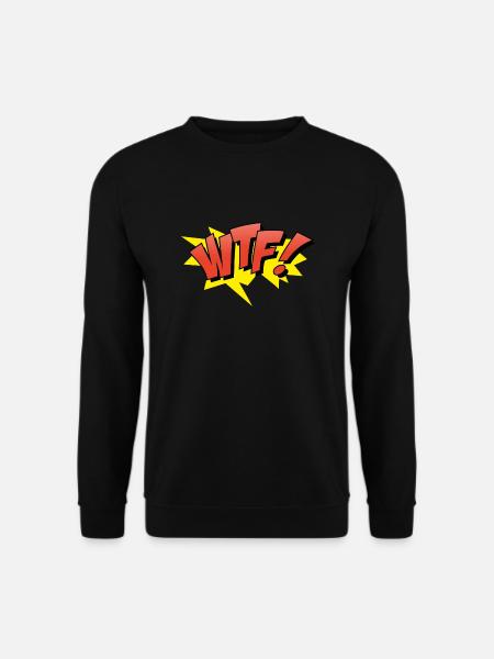 WTF - Unisex Sweatshirt - black