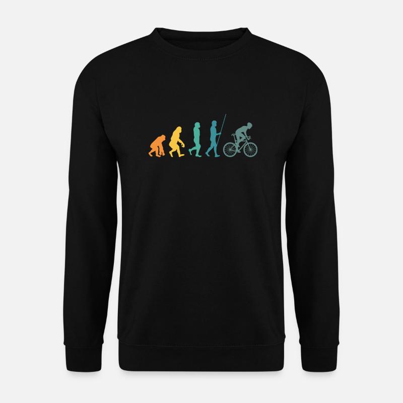 Évolution du vélo - Sweat-shirt Unisexe - noir