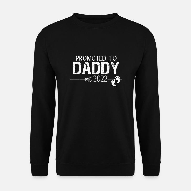 promoted to daddy 2022 - Unisex Sweatshirt - black