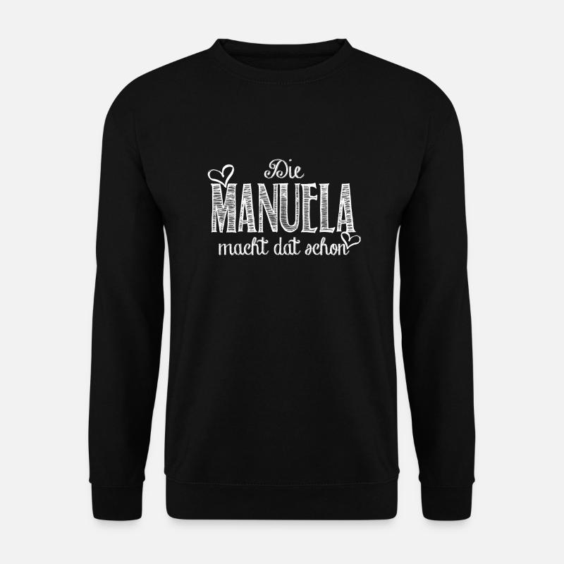 manuela - Unisex Pullover - Schwarz