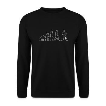 Basketball Basketball Basketball Lovers Club - Sweat-shirt Unisexe - noir - Devant - Alina (178cm) & Michal (187cm)