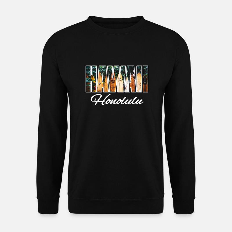 hawaii honolulu - Unisex Pullover - Schwarz