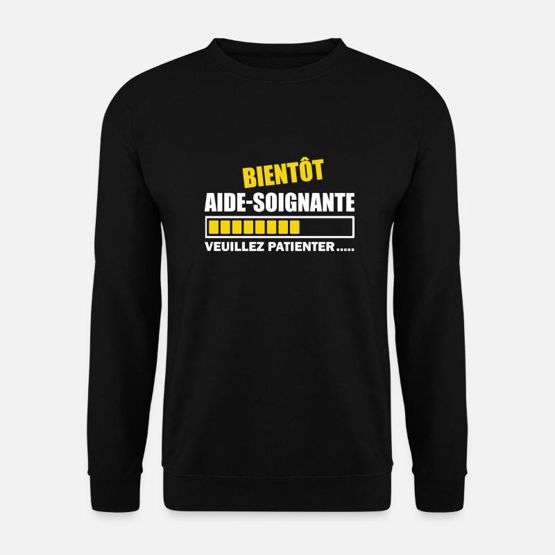 Bientôt aide-soignante / future aide-soignante - Sweat-shirt Unisexe - noir