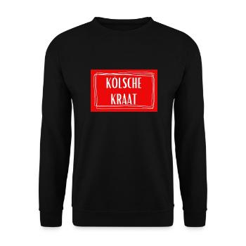 Kölsche Kraat - Köln Kölsch Kölle Rheinland - Unisex Pullover - Schwarz - Vorne - Alina (178cm) & Michal (187cm)
