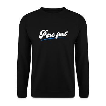 Père fect CLR - Sweat-shirt Unisexe - noir - Devant - Alina (178cm) & Michal (187cm)