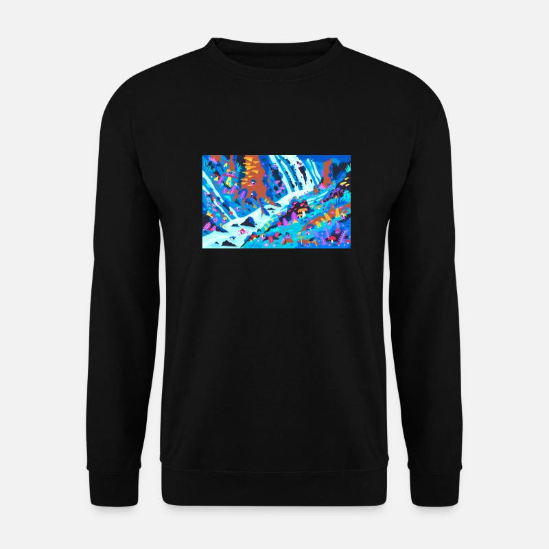 Zauberwald - Unisex Pullover - Schwarz