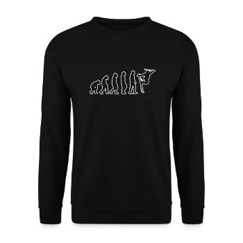 Tenue de ski de skieur Ski Ski Ski Design de ski - Sweat-shirt Unisexe - noir - Devant - Alina (178cm) & Michal (187cm)