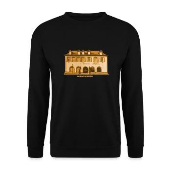 Mairie de Germersheim Rhin Rhénanie-Palatinat - Sweat-shirt Unisexe - noir - Devant - Alina (178cm) & Michal (187cm)