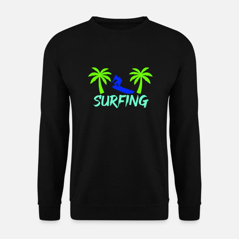 surfing - Unisex Pullover - Schwarz