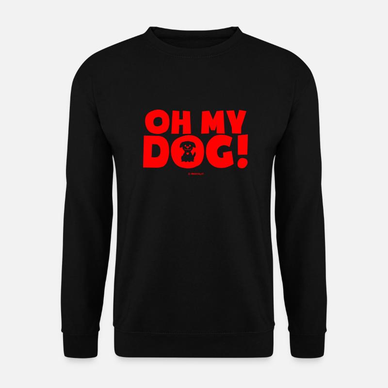 Oh mein Hund! - Unisex Pullover - Schwarz