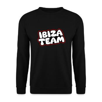 Ibiza Team - Unisex Sweatshirt - black - Front - Alina (178cm) & Michal (187cm)