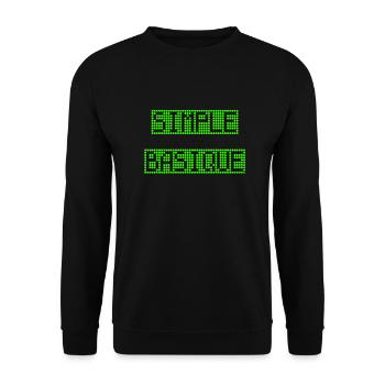SIMPLE Yc - Sweat-shirt Unisexe - noir - Devant - Alina (178cm) & Michal (187cm)