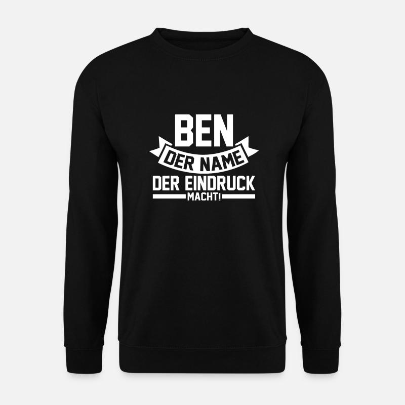 First name Ben - Unisex Sweatshirt - black