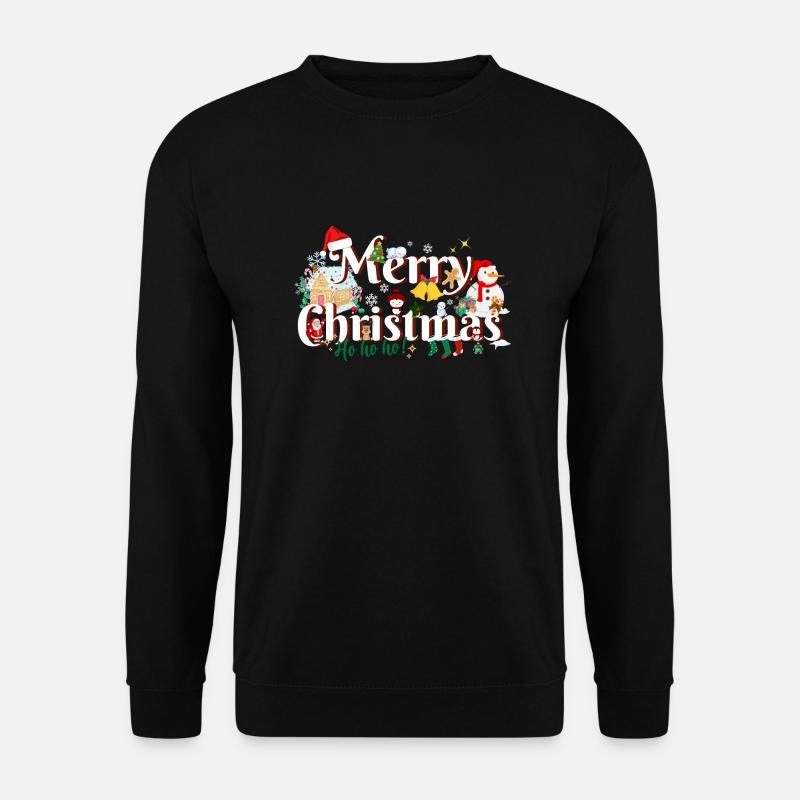 Merry Cristmas - Unisex Sweatshirt - black