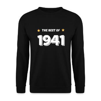Das Beste von 1941 - Unisex Pullover - Schwarz - Vorne - Alina (178cm) & Michal (187cm)
