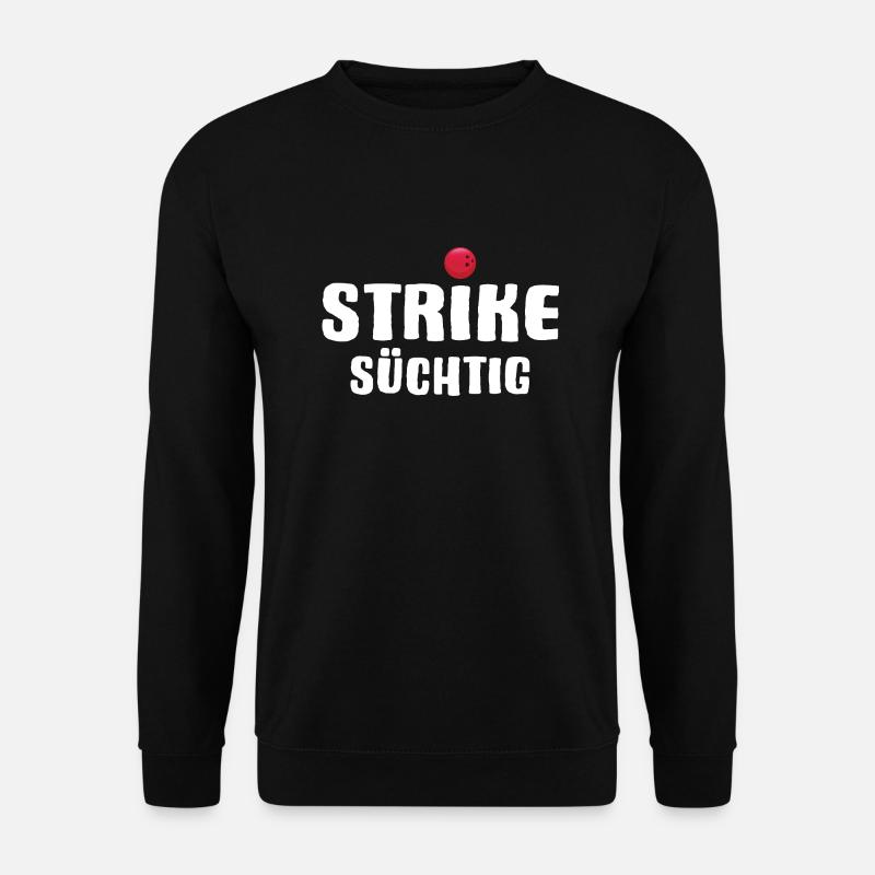 Bowling Strike Bowlingteam - Unisex Pullover - Schwarz